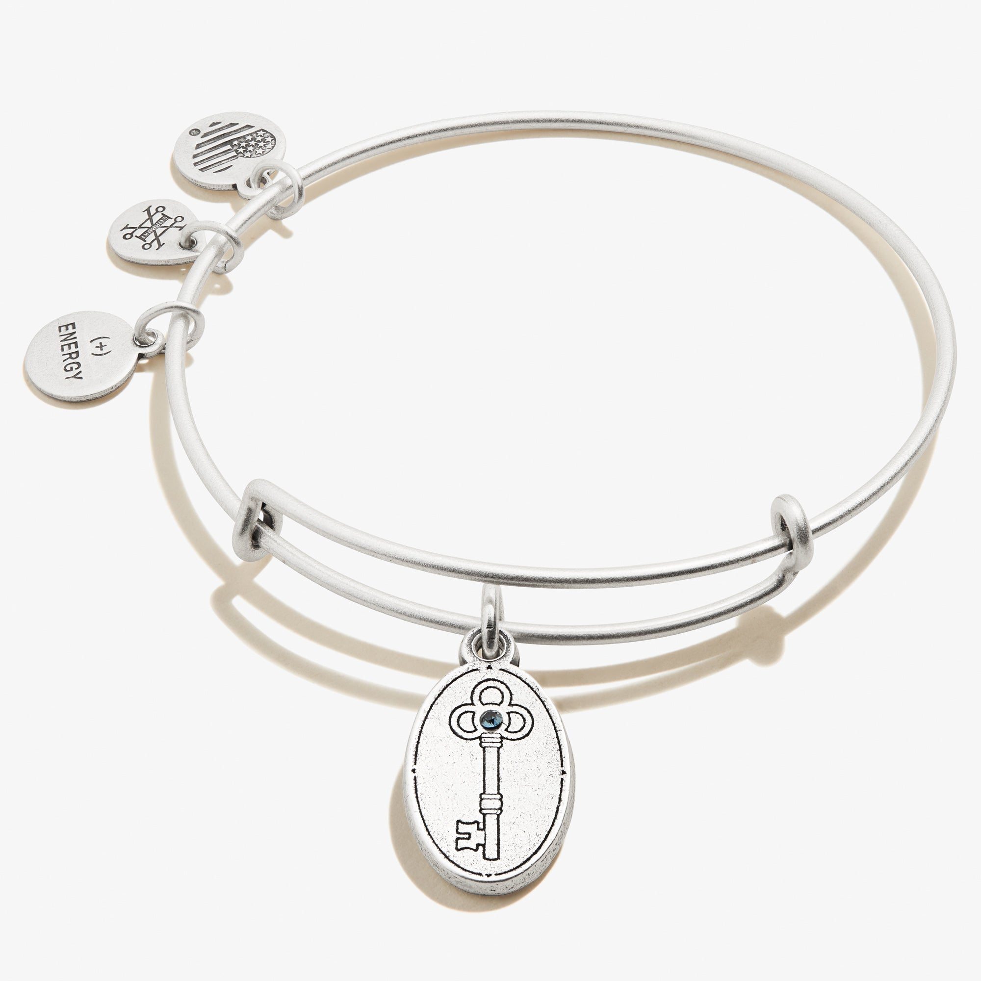 Image of Key to Wisdom Charm Bangle