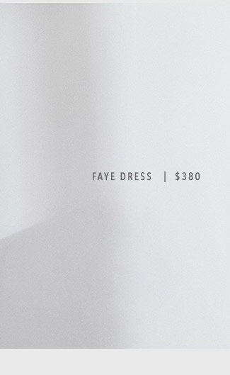 Faye Dress. $380.
