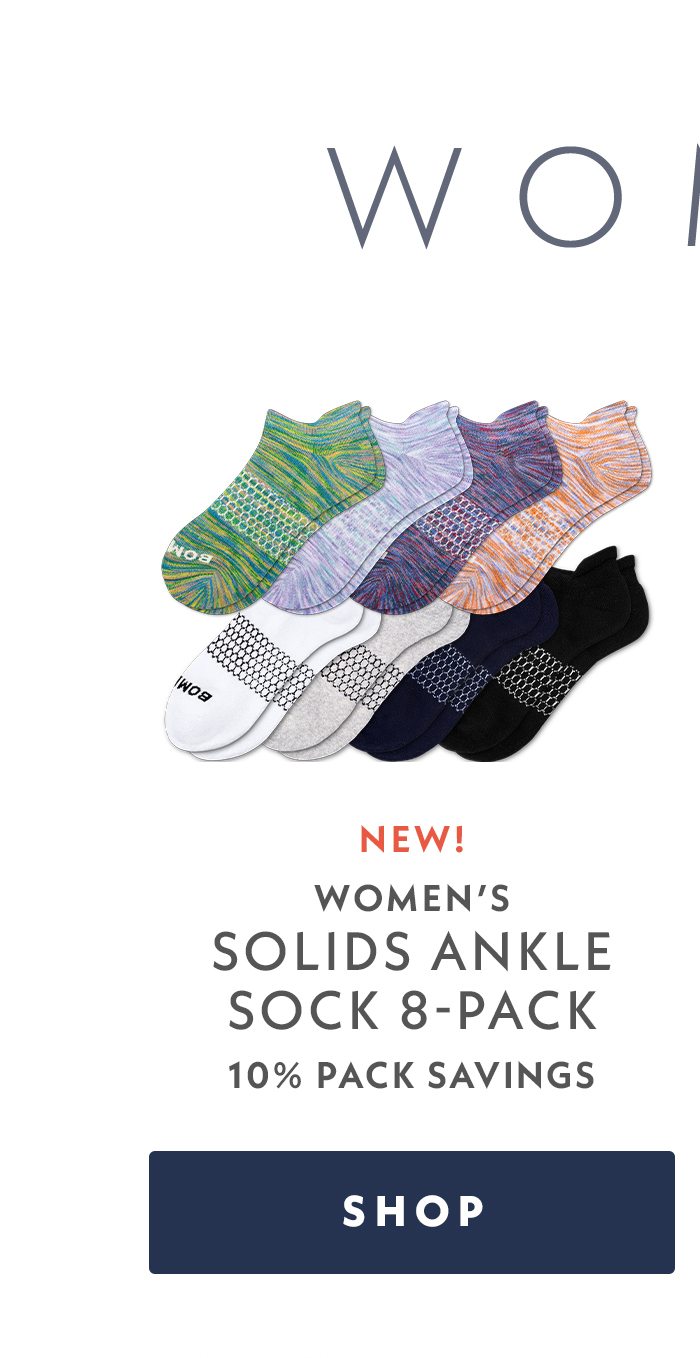 New! Women's Solids Ankle Sock 8-Pack | 10% Pack Savings | Shop