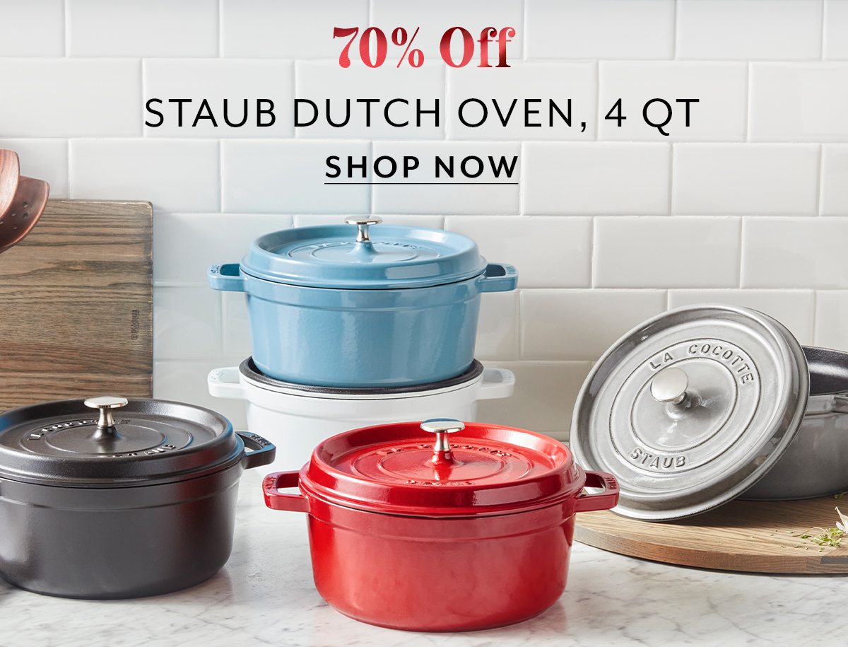 Staub Round Dutch Oven, 4 qt.