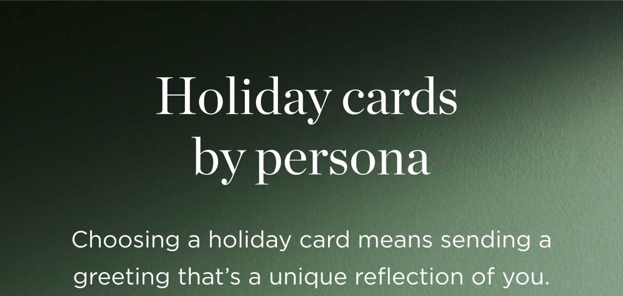 Holiday Cards by Persona