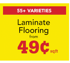 Laminate from 49c/sqft