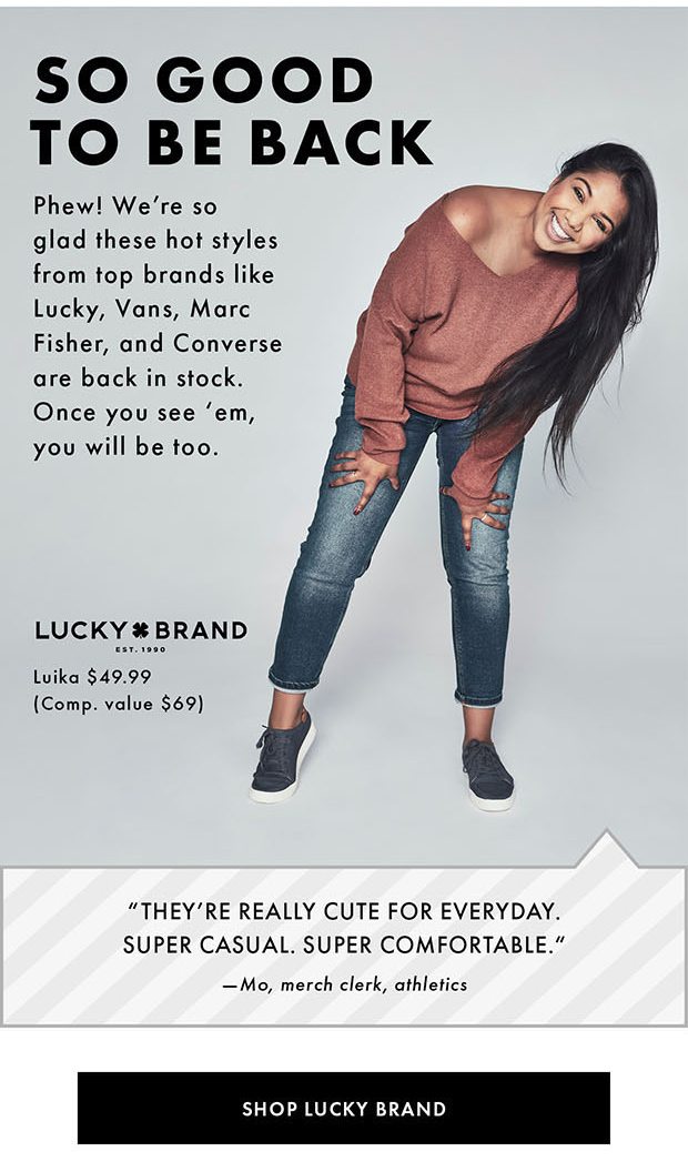 SHOP LUCKY BRAND