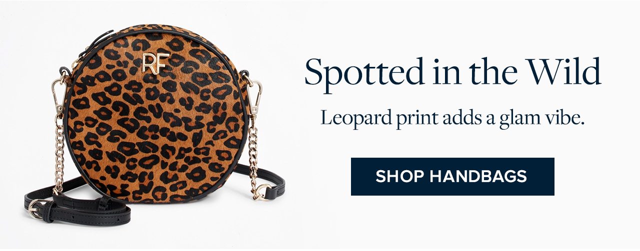 Spotted in the Wild. Leopard print adds a glam vibe. Shop Handbags