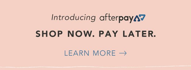 Shop Now with AfterPay