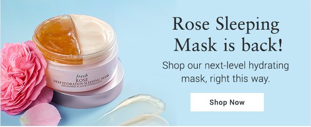 Rose Sleeping Mask is back!