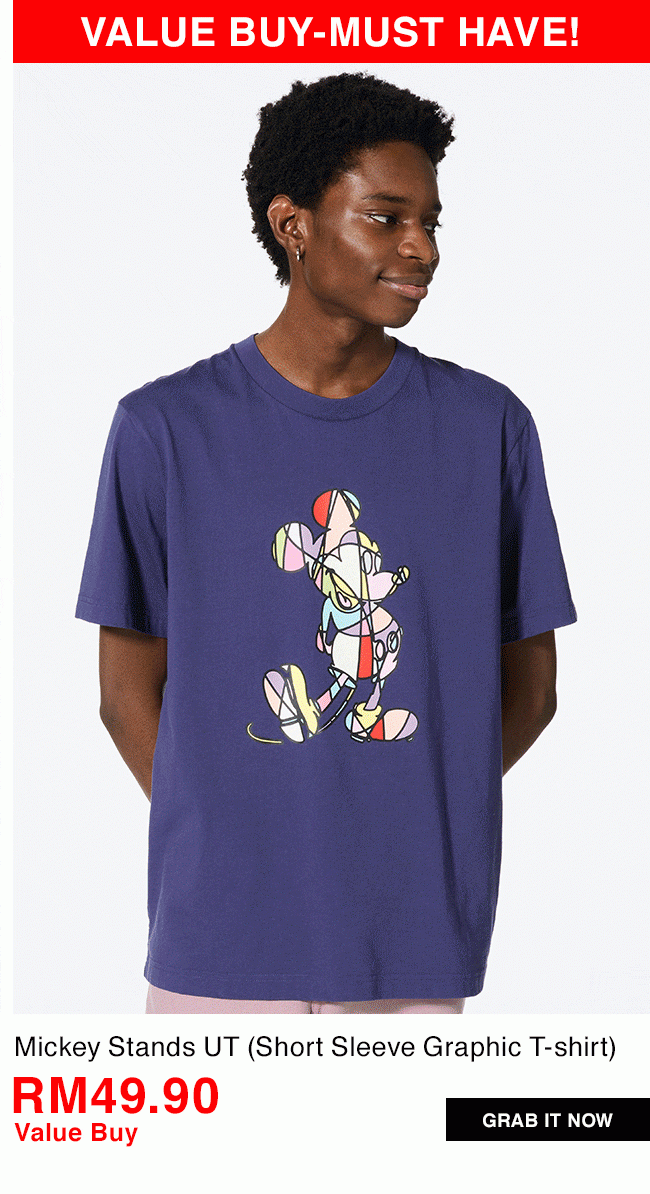 Mickey Stands UT (Short Sleeve Graphic T-shirt)