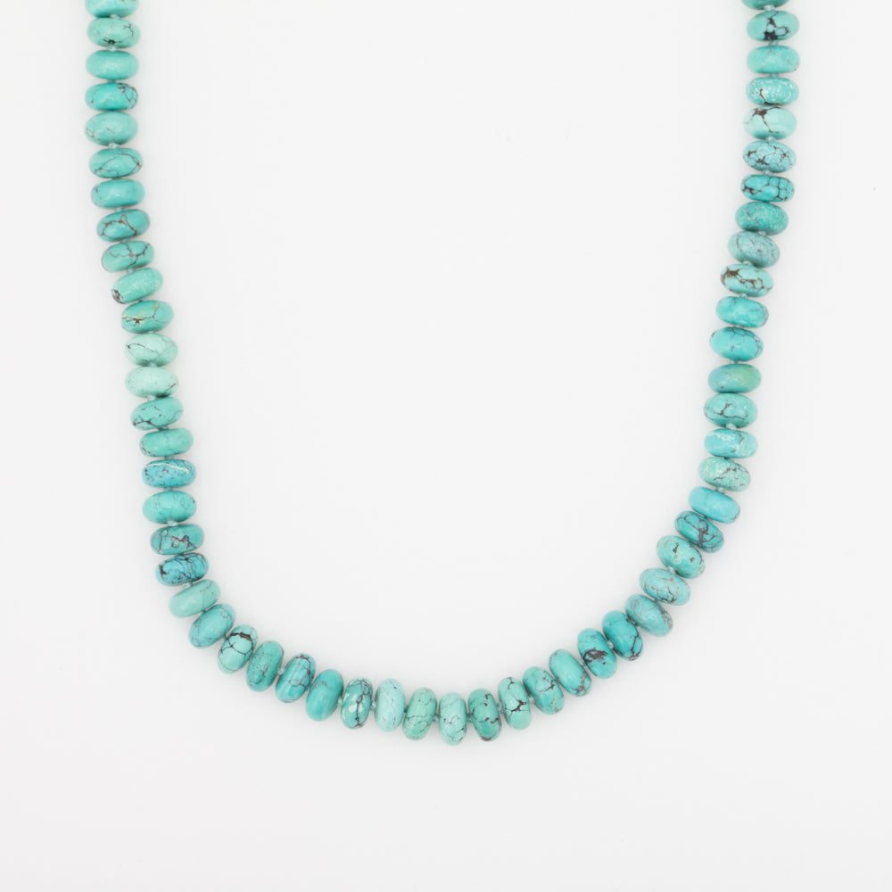 Turquoise Roundel Strand Necklace