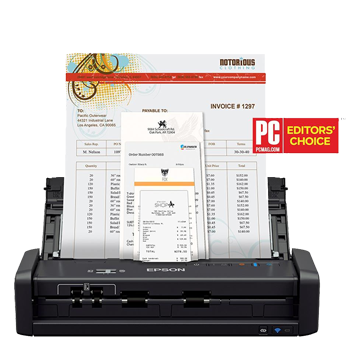 Epson ES-300W Wireless Portable Duplex Document Scanner