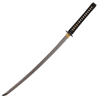 Damascus Katana with Marble Dragon Scabbard