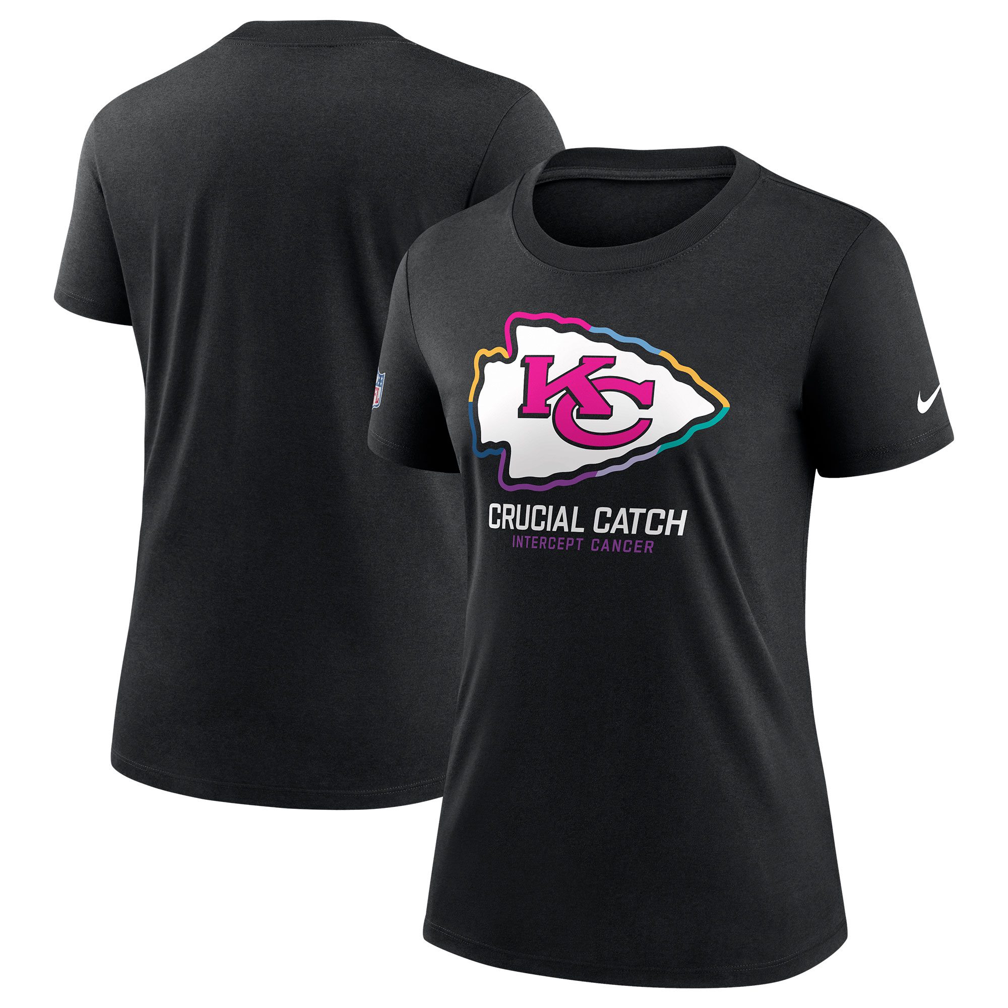  Nike Black 2024 NFL Crucial Catch Tri-Blend T-Shirt