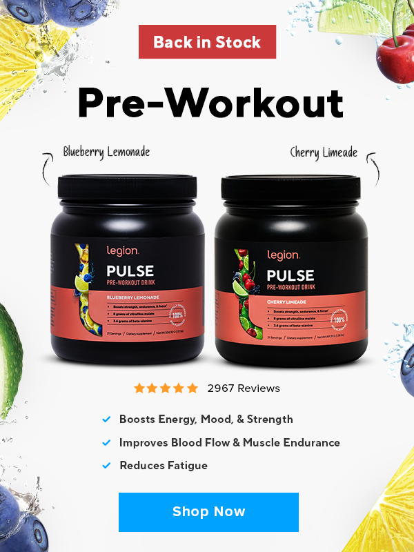 3 flavors of pulse back in stock