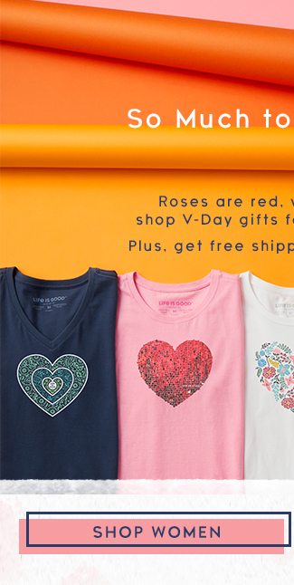 Shop the Women's Valentine's Day Collection