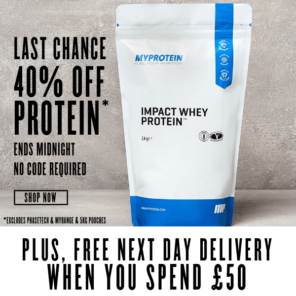 40% off Protein