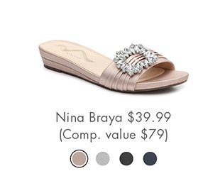 NINA BRAYA $39.99 (COMP. VALUE $79)