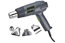 Genesis High & Low Temperature Heat Gun Kit w/ 2-Year Warranty - Ignite charcoal grills, thaw pipes, remove paint (Up to 1000-degree F)