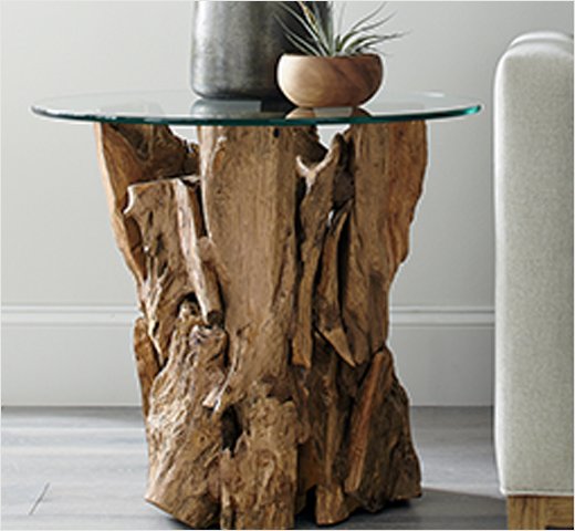 Driftwood End table