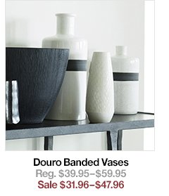 Douro Banded Vases 