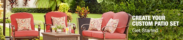 Create Your Custom Patio Set | Get Started