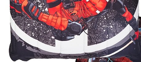 Deadpool Pillowcases // Full/Queen Comforter