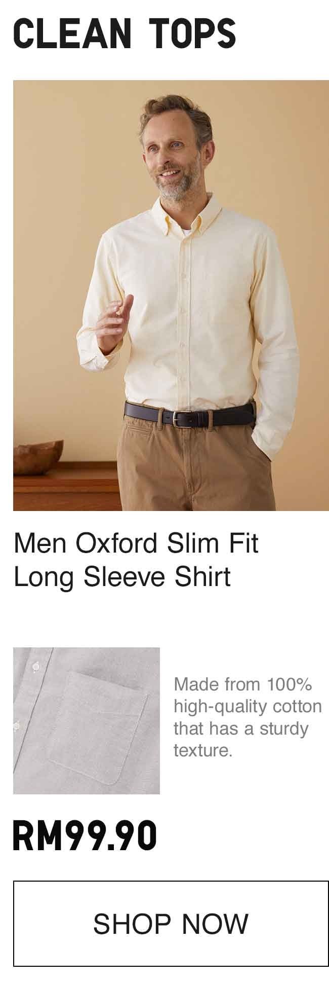 MEN OXFORD SHIRT