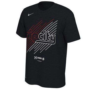 Portland Trail Blazers Nike 2019 NBA Playoffs Bound Team Mantra Dri-FIT T-Shirt – Black