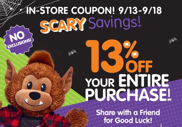 Build a sale bear voucher 2019