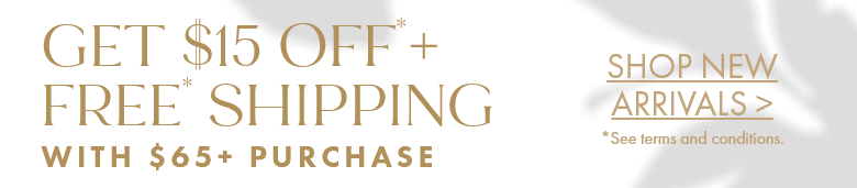 $15 Off + FREE Shipping | Shop Now