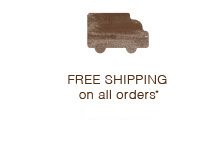 Free Shipping on all orders.