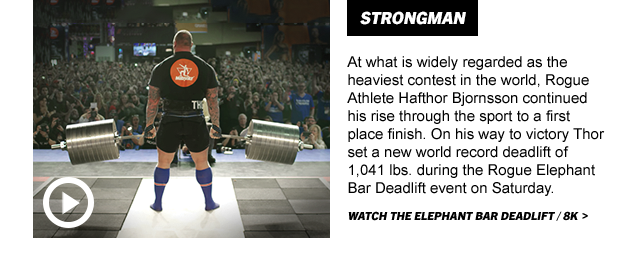 Strongman - Elephant Bar Deadlift