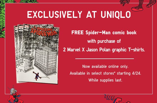 BODY2 - FREE SPIDER-MAN COMIC BOOK WITH PURCHASE OF 2 MARVEL JASON POLAN UT