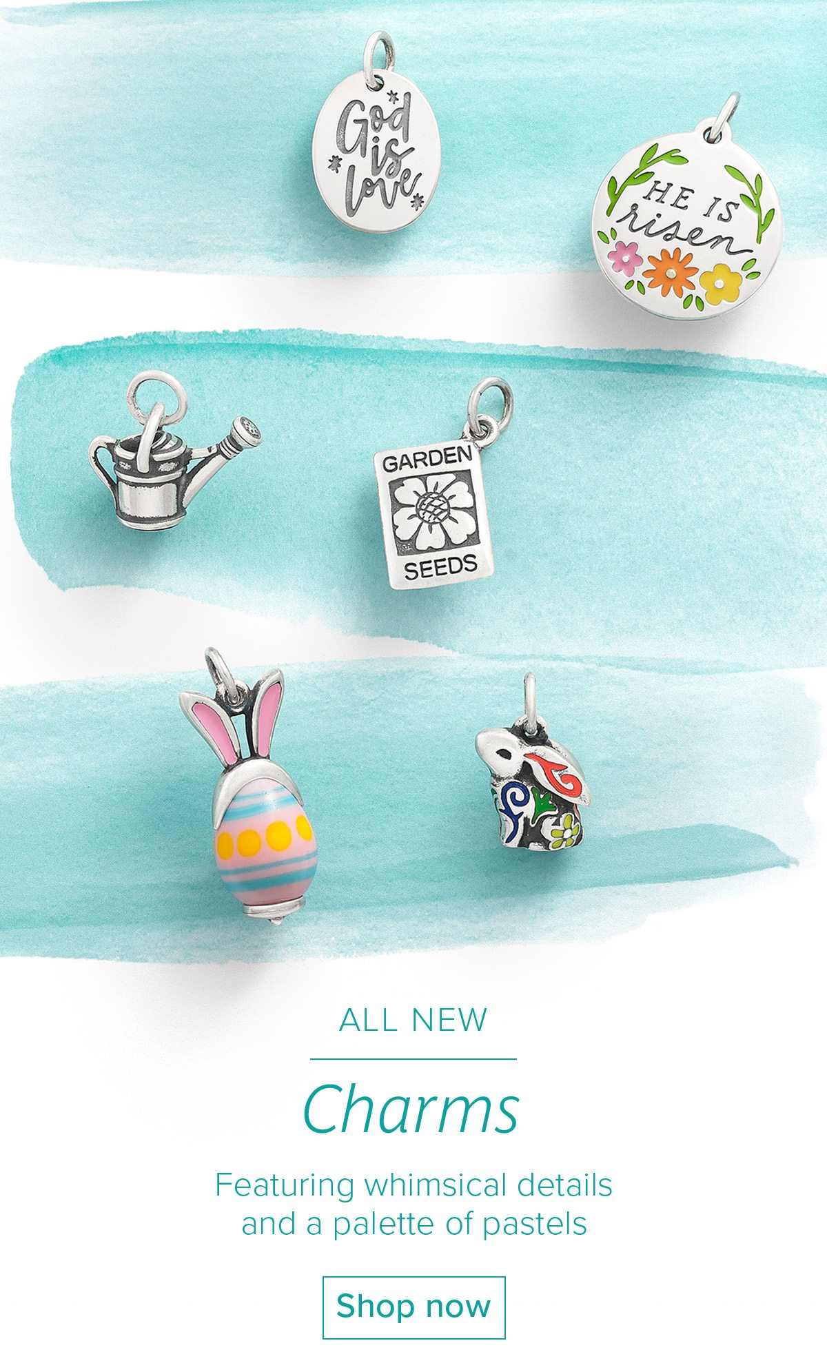 ALL NEW Charms - Featuring whimsical details and a palette of pastels - Shop now