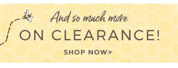 75+ additional items on clearance