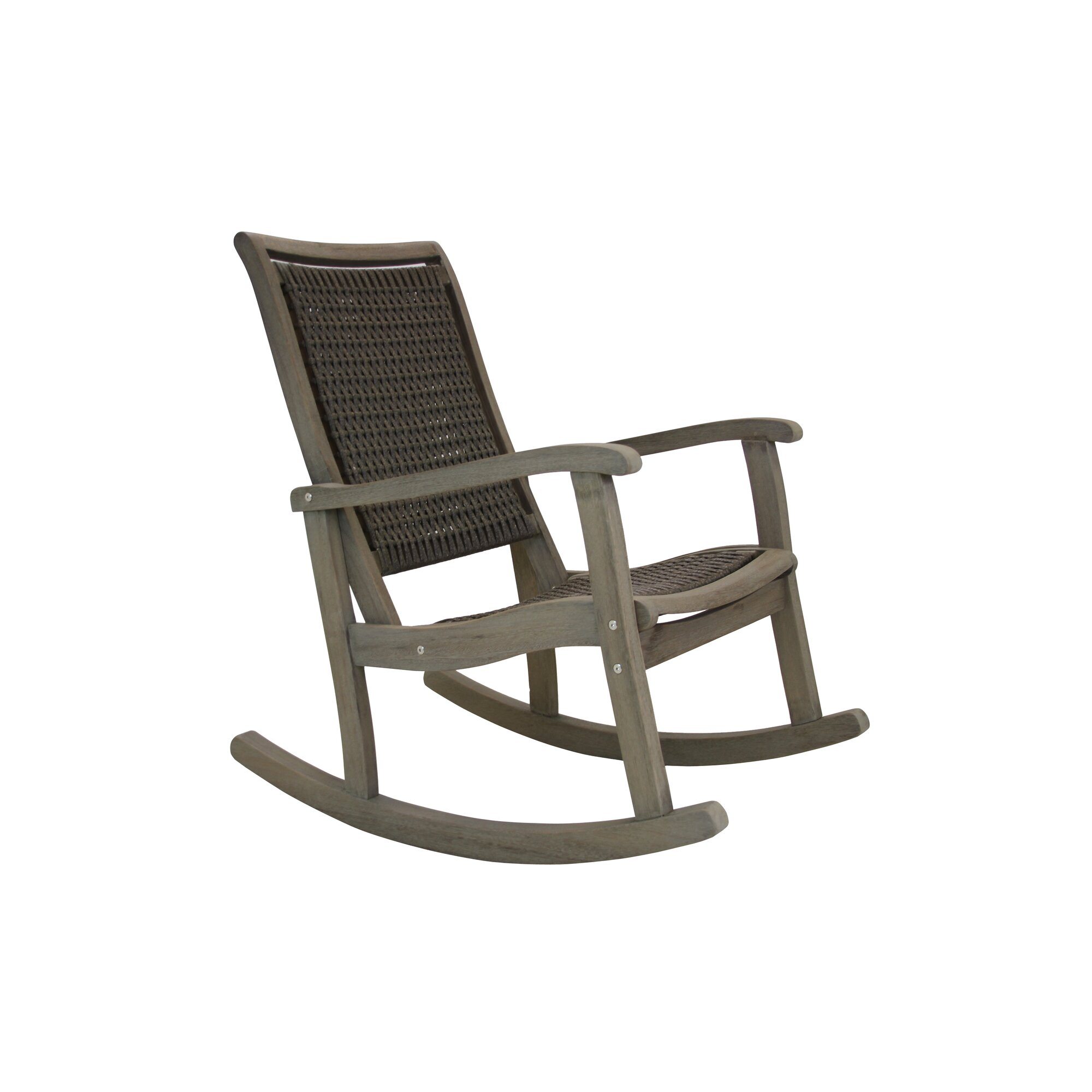 Outdoor Legette Rocking Solid Wood Chair