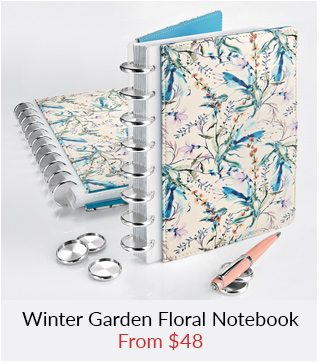 Shop Winter Garden Floral Notebook