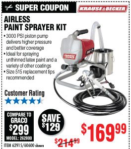 View Airless Paint Sprayer Kit