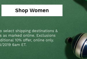 Cyber Monday Starts Now! | Up to 60% off | Plus extra 10% off entire purchase with code CYBER | Shop Women's