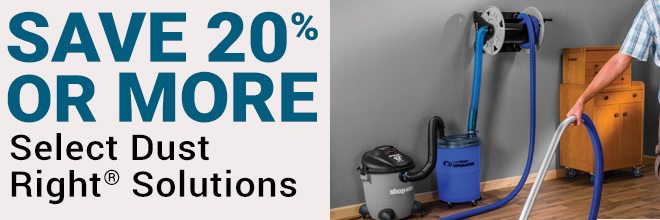 20% or more off select Dust Right solutions