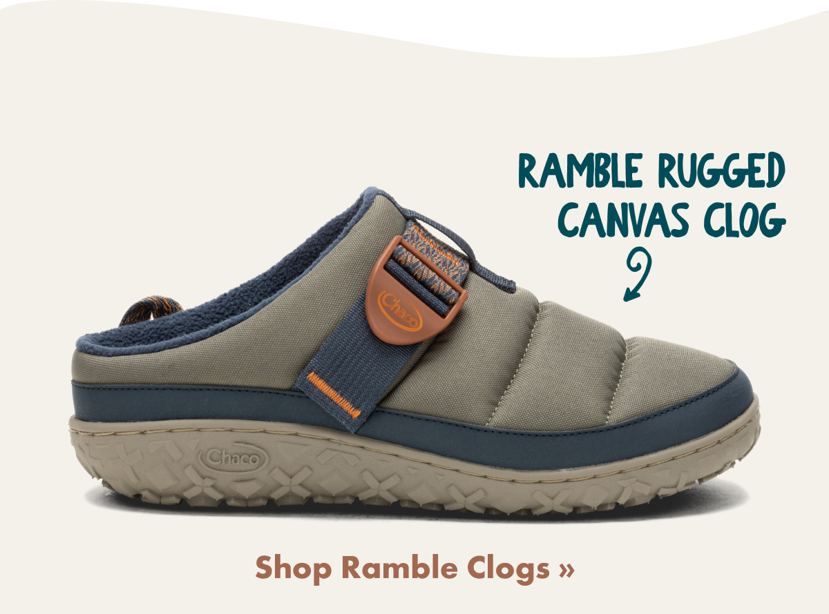 RAMBLE RUGGED CANVAS CLOG - Shop Ramble Clogs