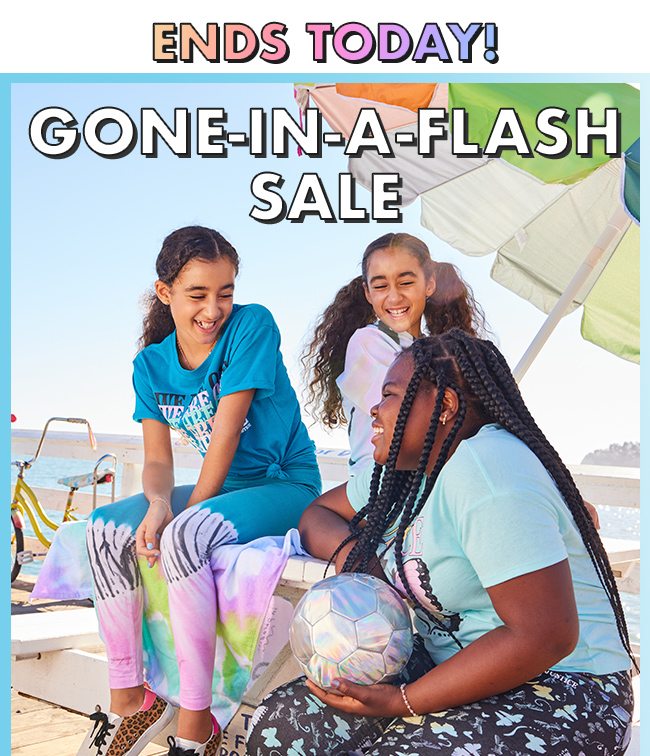 Ends Today! Gone In A Flash Sale
