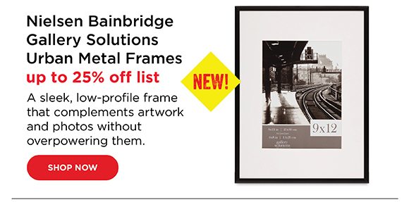 Nielsen Bainbridge Gallery Solutions Urban Metal Frames - up to 25% off list