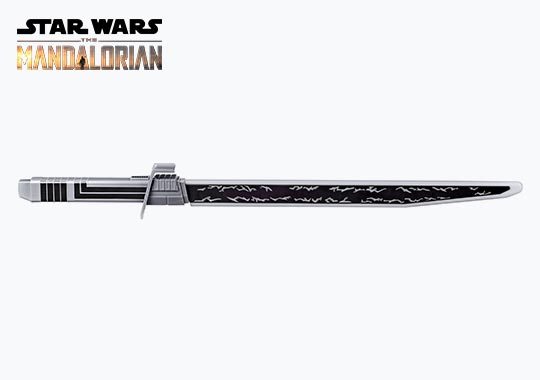 Star Wars The Mandalorian Darksaber Lightsaber with Electronic Lights and Sounds