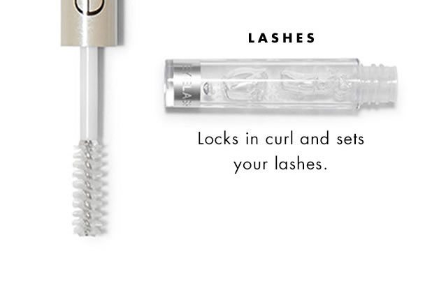 Lashes. Locks in curl and sets your lashes.