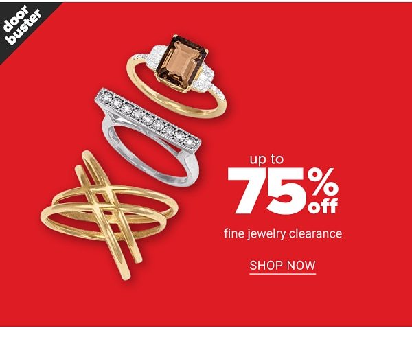 Up to 75% off fine jewelry clearance - Shop Now