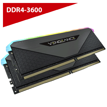 Corsair Vengeance RGB RT 32GB (2 x 16GB) DDR4-3600