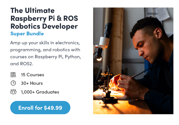 Ultimate Raspberry Pi & ROS Robotics Developer