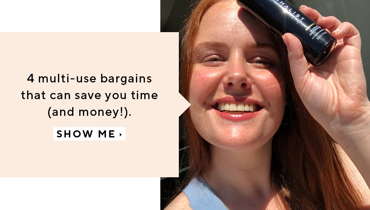 4 multi-use bargains that can save you time (and money!).