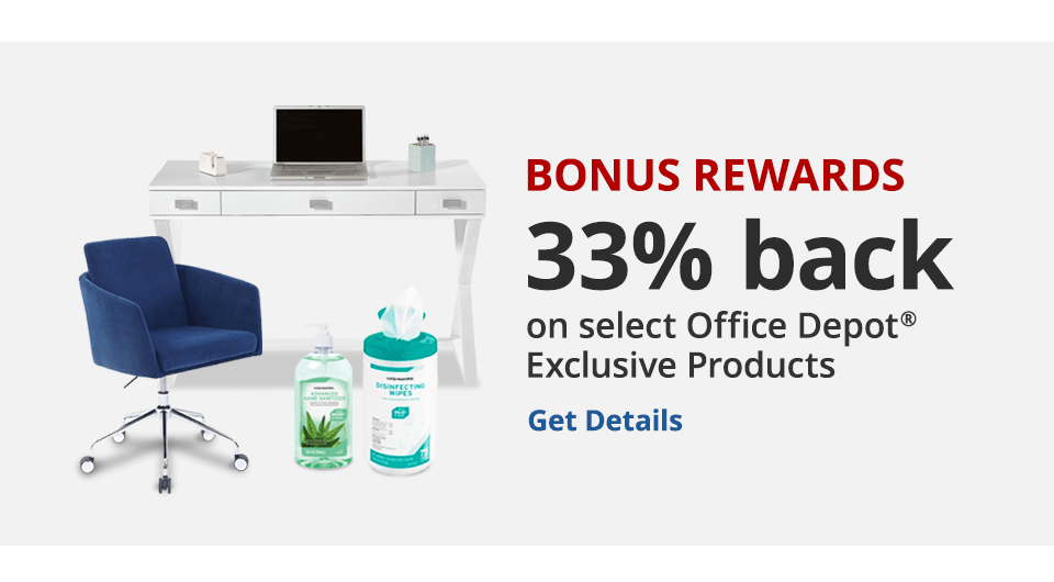 33% Back in Rewards on Office Depot Exclusive Brands