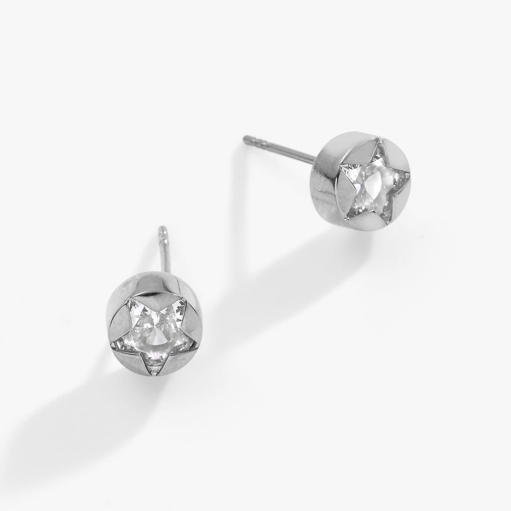 Image of Crystal Star Mini Stud Earrings