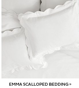 Emma Scalloped Bedding